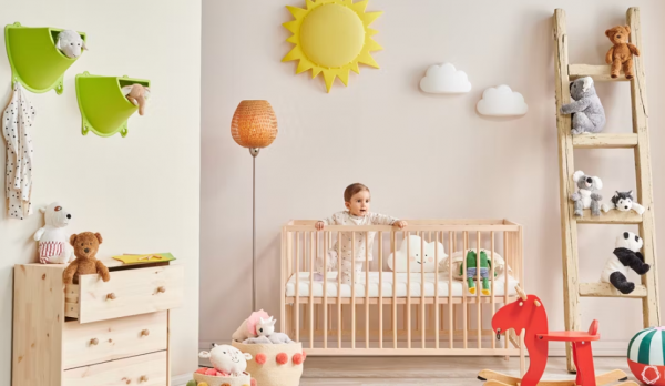 Desain Kamar Bayi dengan Nuansa Klasik